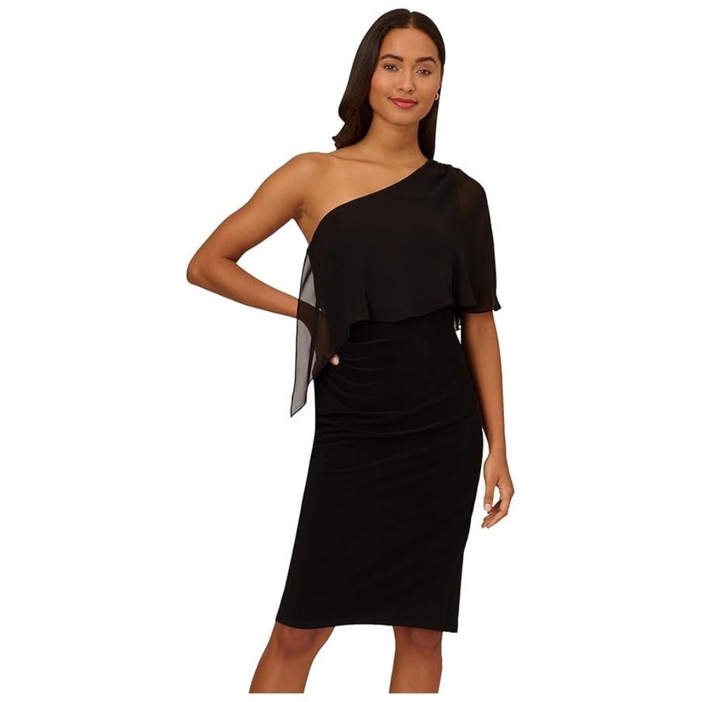 NWT Adrianna Papell Women's Jersey Chiffon Dress - size 2